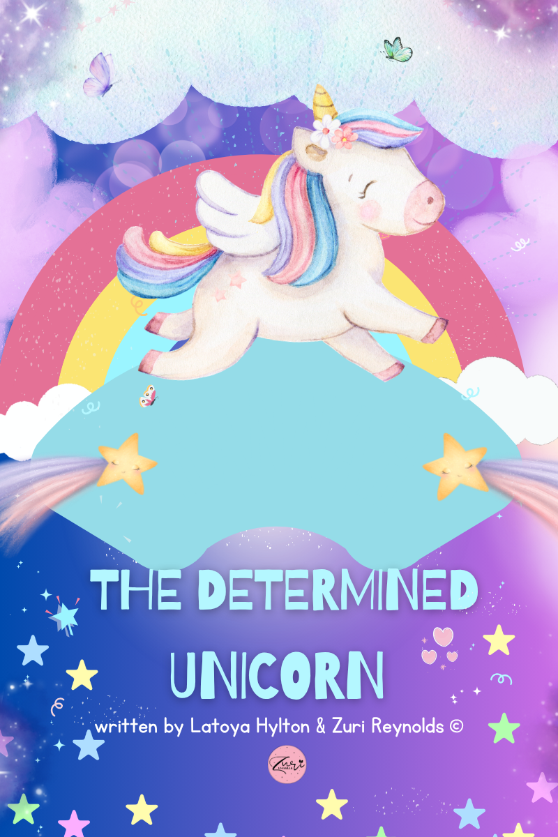 Personalized Determined Unicorn book preview